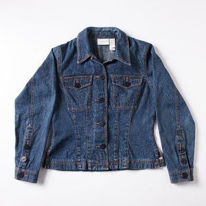 Liz Claiborne Blue Denim Jacket Size Small